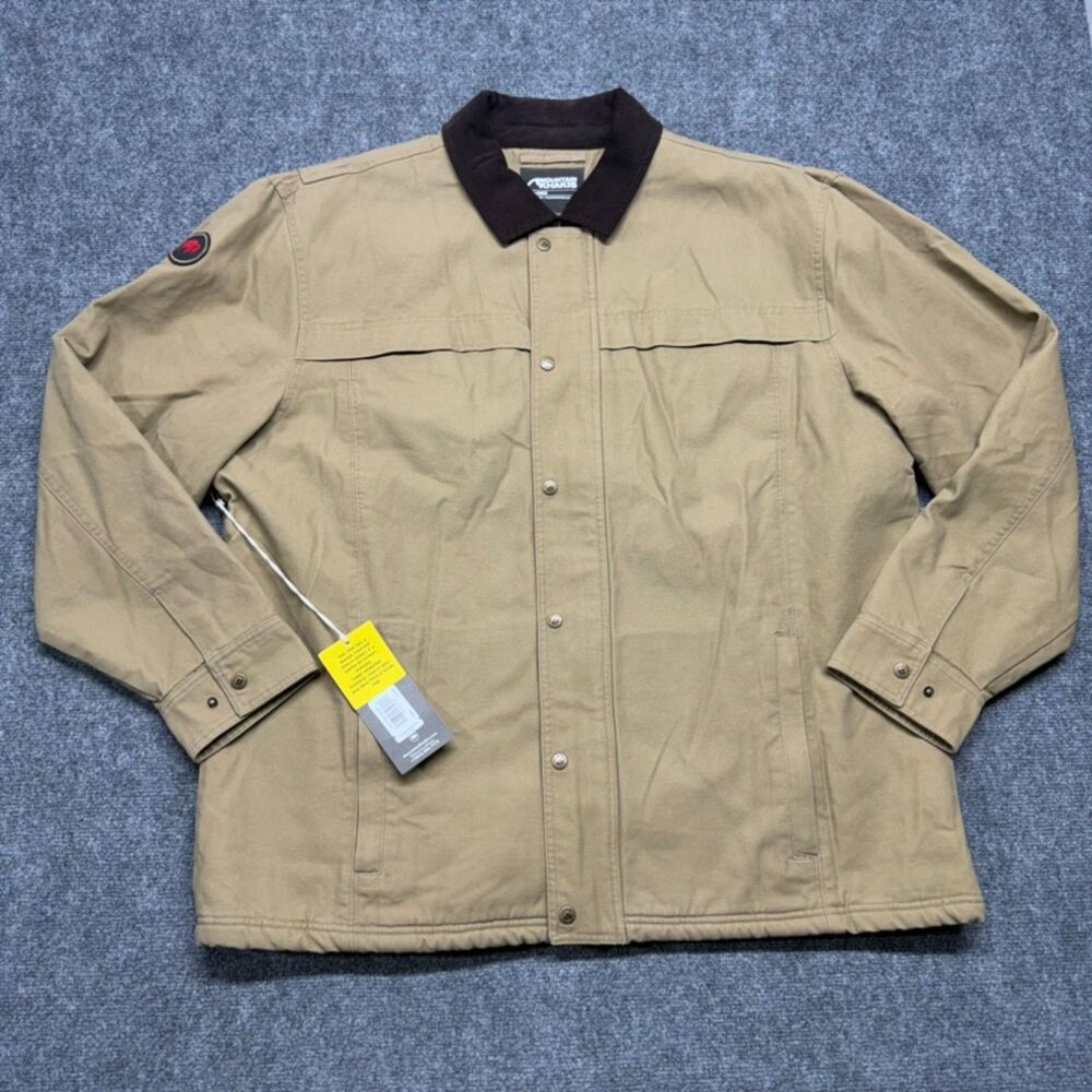 Mountain Khakis Sullivan Ranch Jacket Men's XXL Tobacco Waxed Canvas NWT
